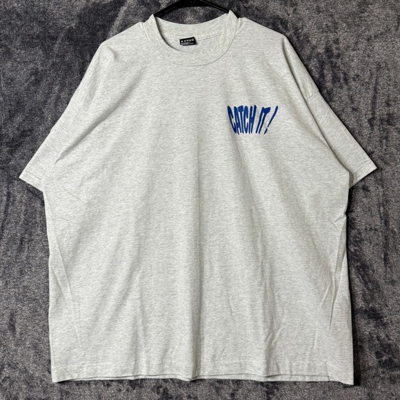 Vintage 90s University of Florida Gator Fever Tee 3XL Gray Palm Beach Gardens - Picture 2 of 7